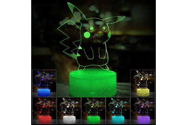 Lámpara 3d Pikachu